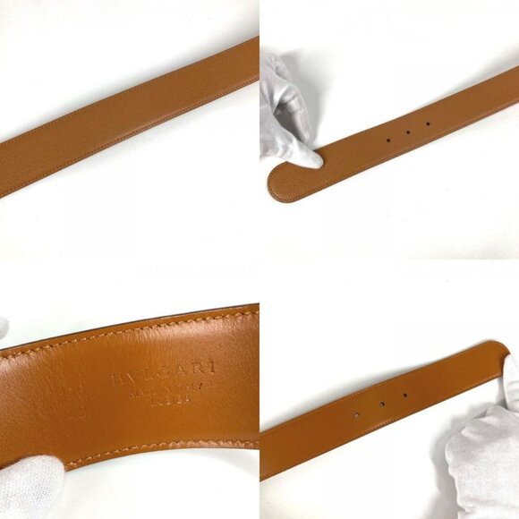 Bvlgari Belt Bvlgari Logo Leather Brown main image 5